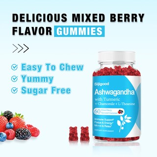 Foto 7 | Gomitas de Ashwagandha Sijigood con 60 G de L-teanina - Venta Internacional