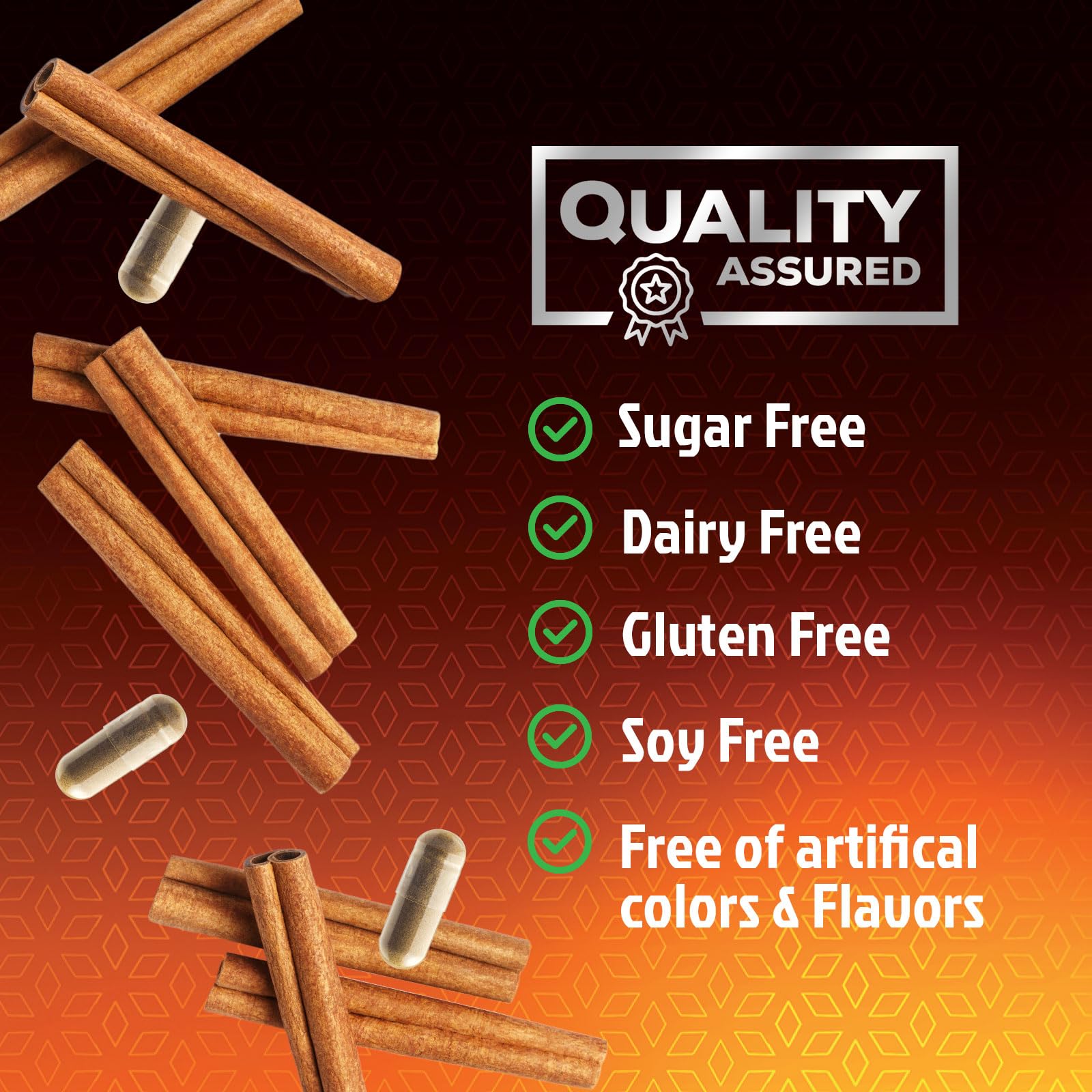 Foto 8 pulgar | Suplemento Nature's Nutrition Con Canela De Ceilán 1800 Mg 60 Cápsulas - Venta Internacional.