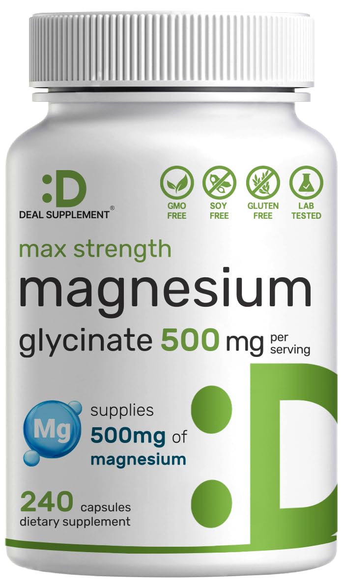 Foto 2 pulgar | Suplemento De Magnesio Deal Supplement Max Strength 500 Mg - Venta Internacional.