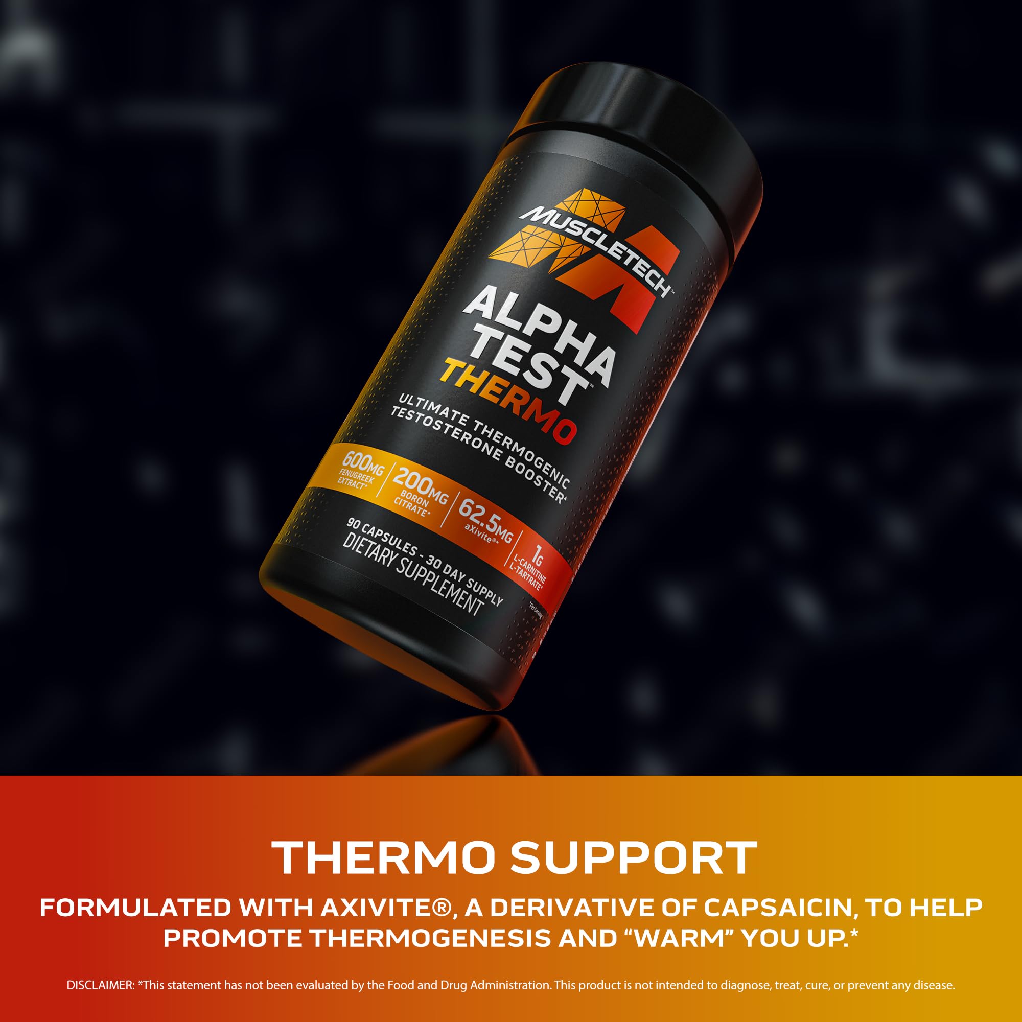 Foto 3 | Suplemento Muscletech Alphatest Thermo Testosterone Booster - Venta Internacional.