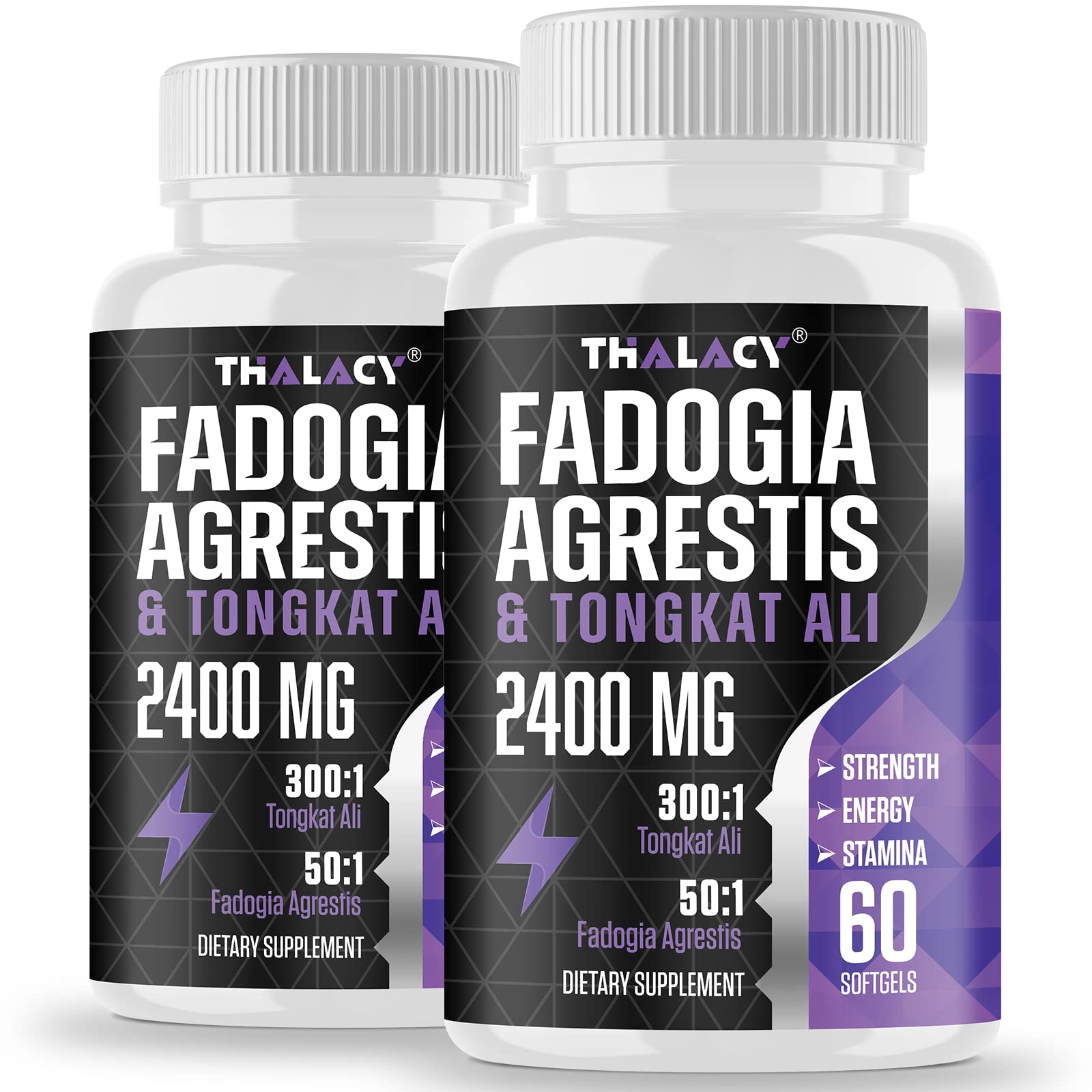 Foto 2 pulgar | Suplemento Thalacy Fadogia Agrestis 1400 Mg Y Tongkat Ali 1000 Mg - Venta Internacional.
