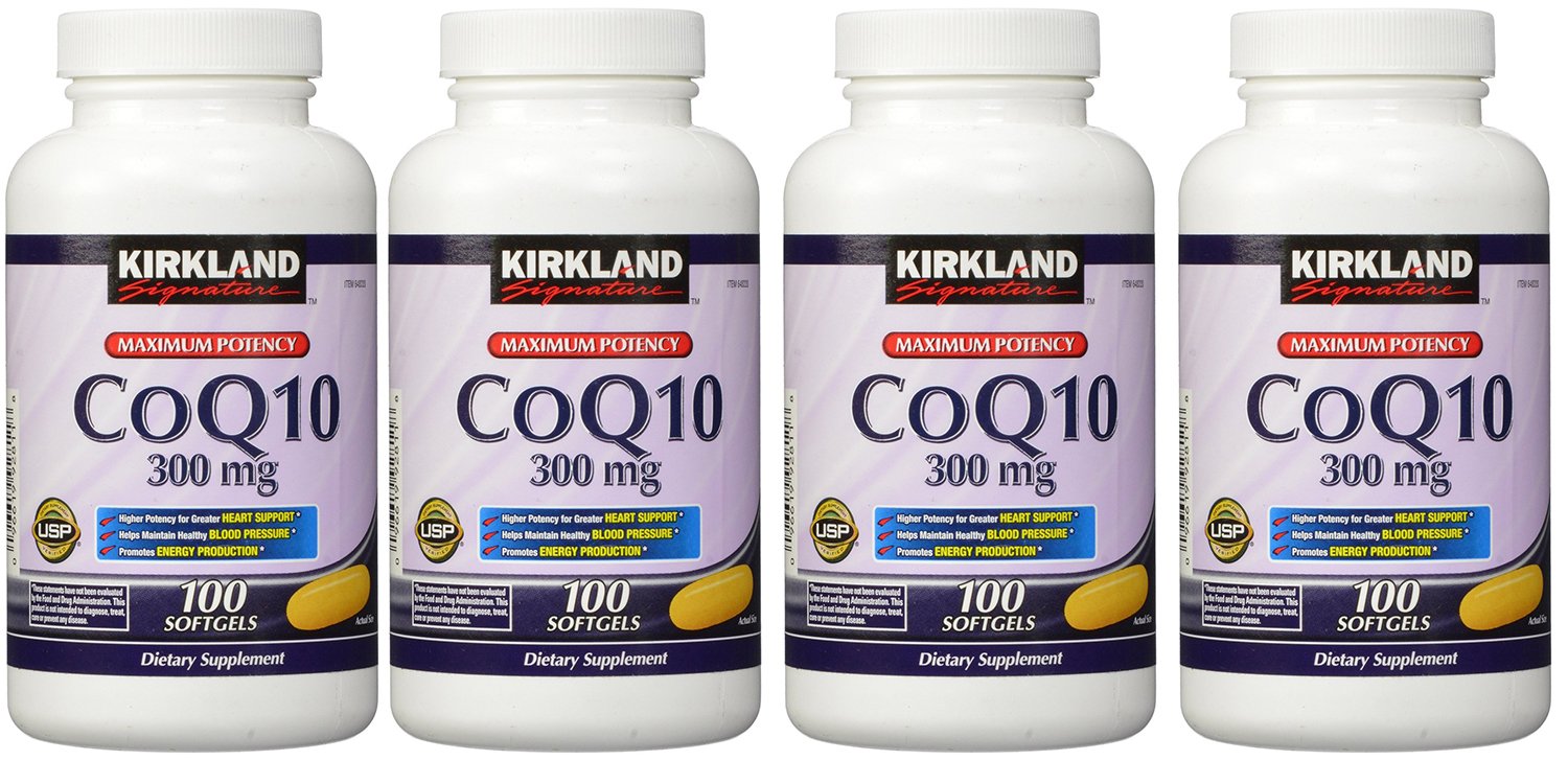 Foto 1 | Suplemento Kirkland Signature Coq10 300 Mg 100 Cápsulas Blandas X4 - Venta Internacional.