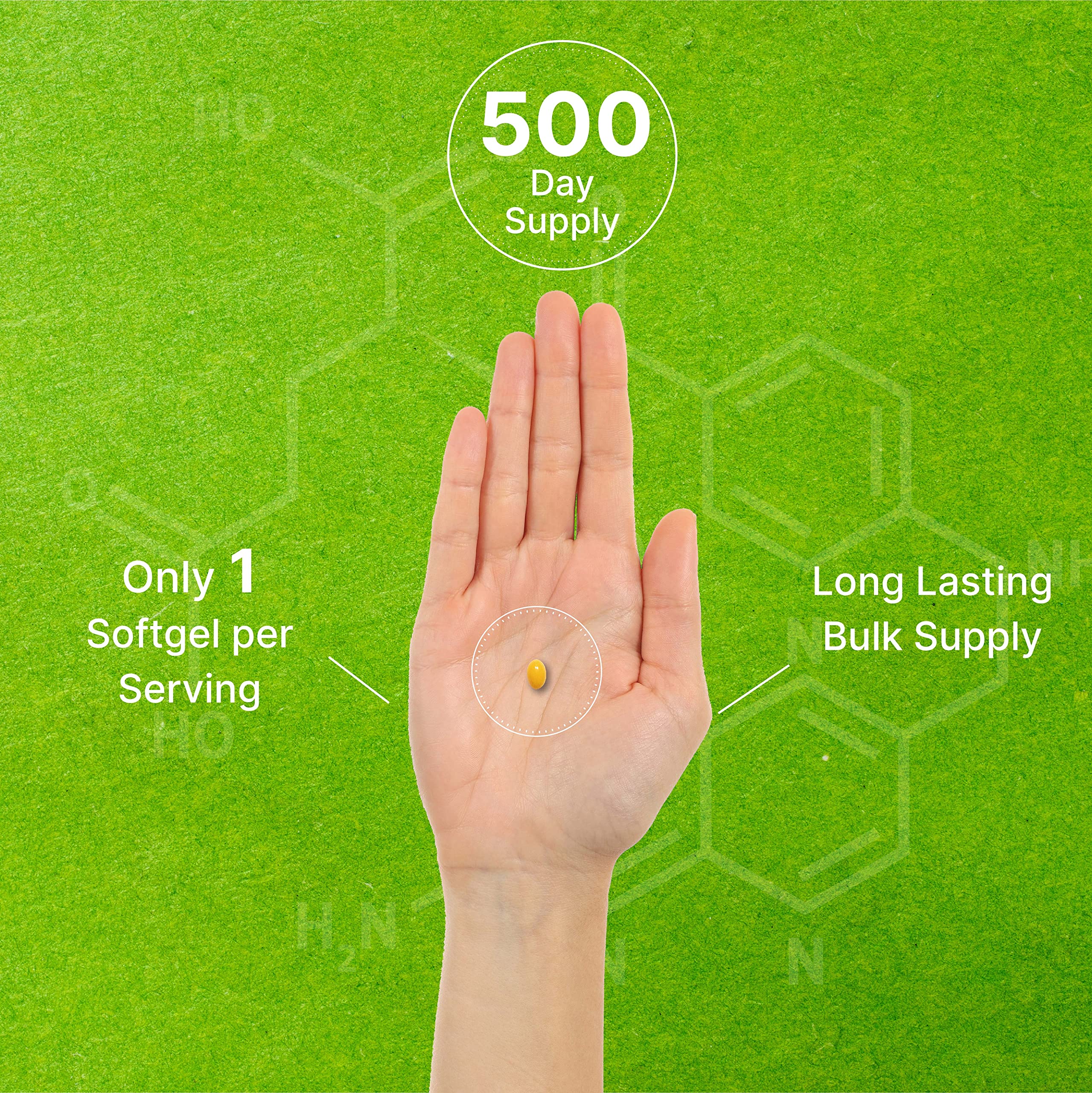 Foto 5 | Suplemento De Vitaminas Prenatales, Ácido Fólico, 1000 Mcg, 500 Cápsulas Blandas - Venta Internacional.