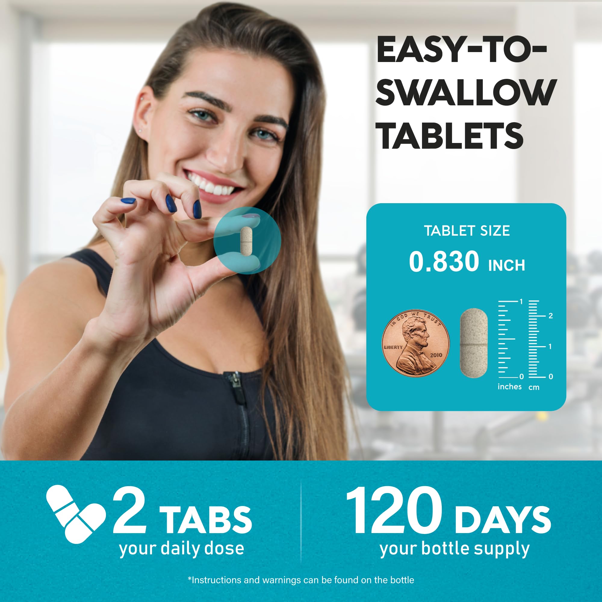 Foto 6 pulgar | Tabletas Electrolíticas Nutraharmony Con Magnesio Y Sodio 240 Tabletas - Venta Internacional.