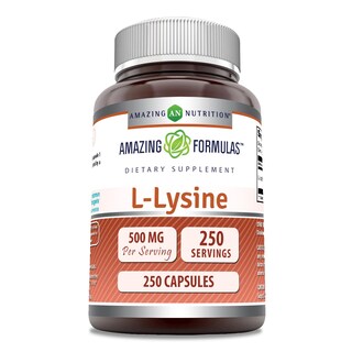 Foto 1 | Suplemento Amazing Formulas L-lisina 500 Mg 250 Cápsulas - Venta Internacional.