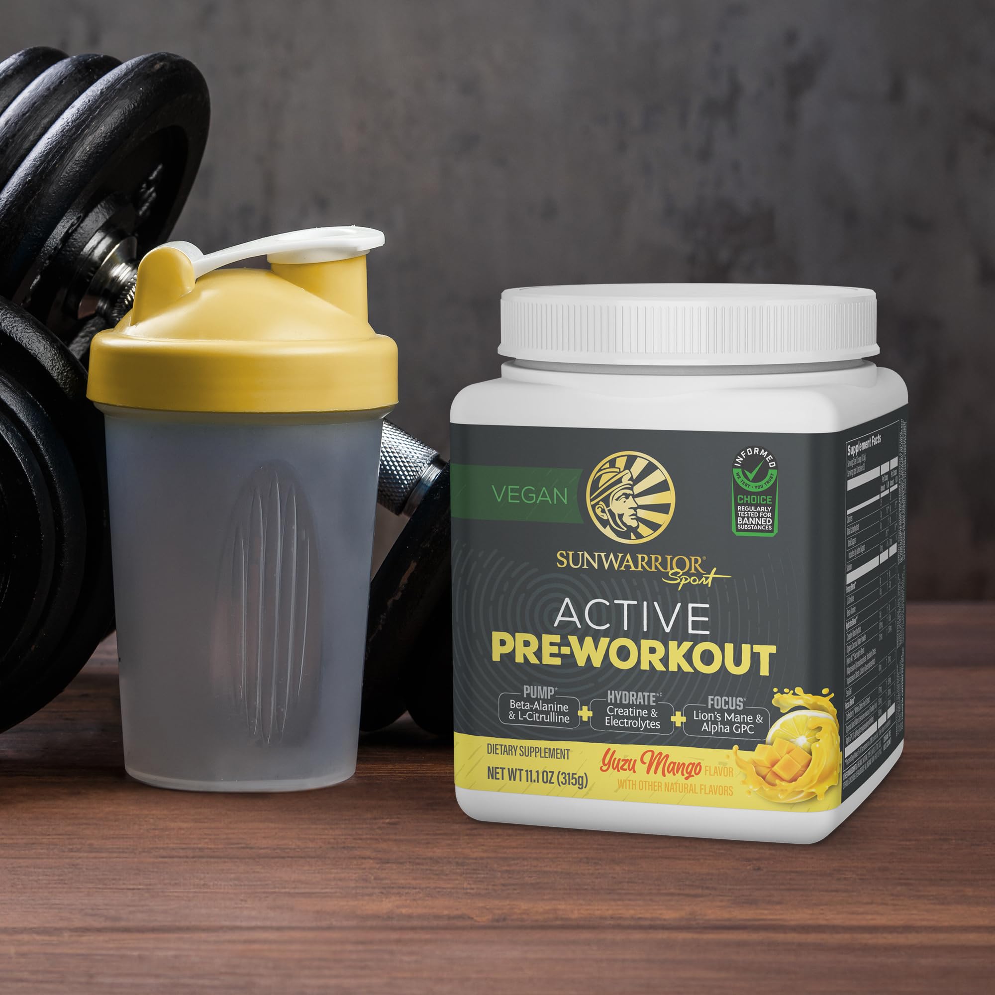 Foto 8 pulgar | Suplemento Para Antes Del Entrenamiento Sunwarrior Active Yuzu Mango 30 Dosis - Venta Internacional.