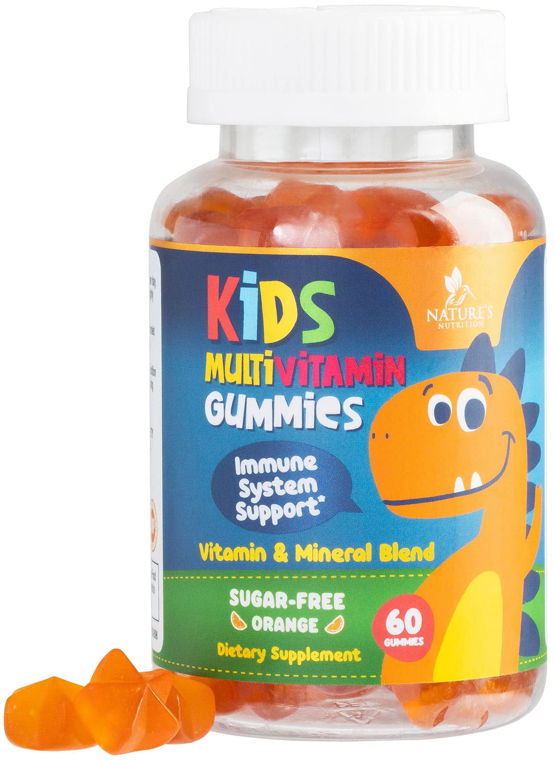 Foto 1 | Gominolas Multivitamínicas Nature's Nutrition Kids Sin Azúcar 60 - Venta Internacional.