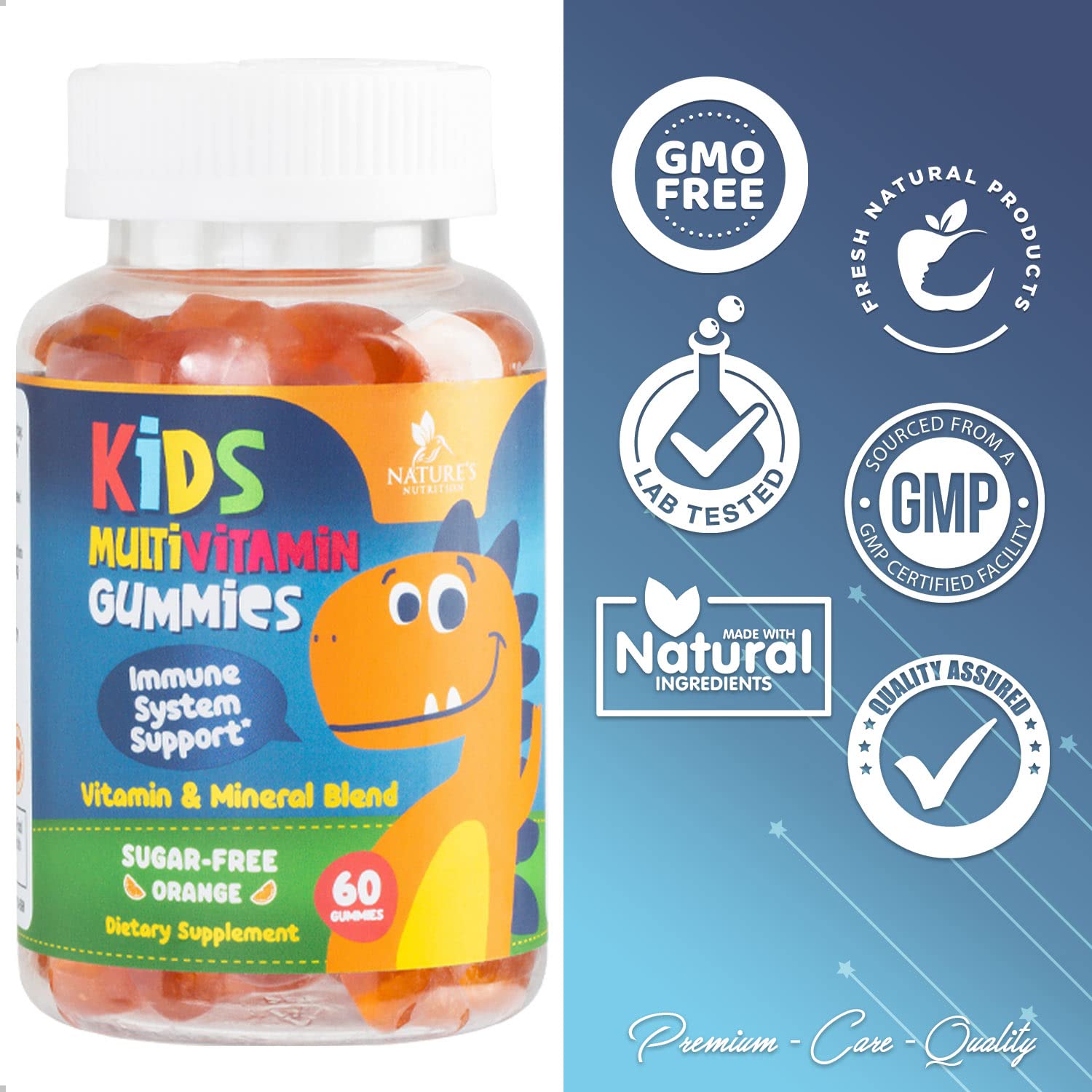 Foto 5 pulgar | Gominolas Multivitamínicas Nature's Nutrition Kids Sin Azúcar 60 - Venta Internacional.
