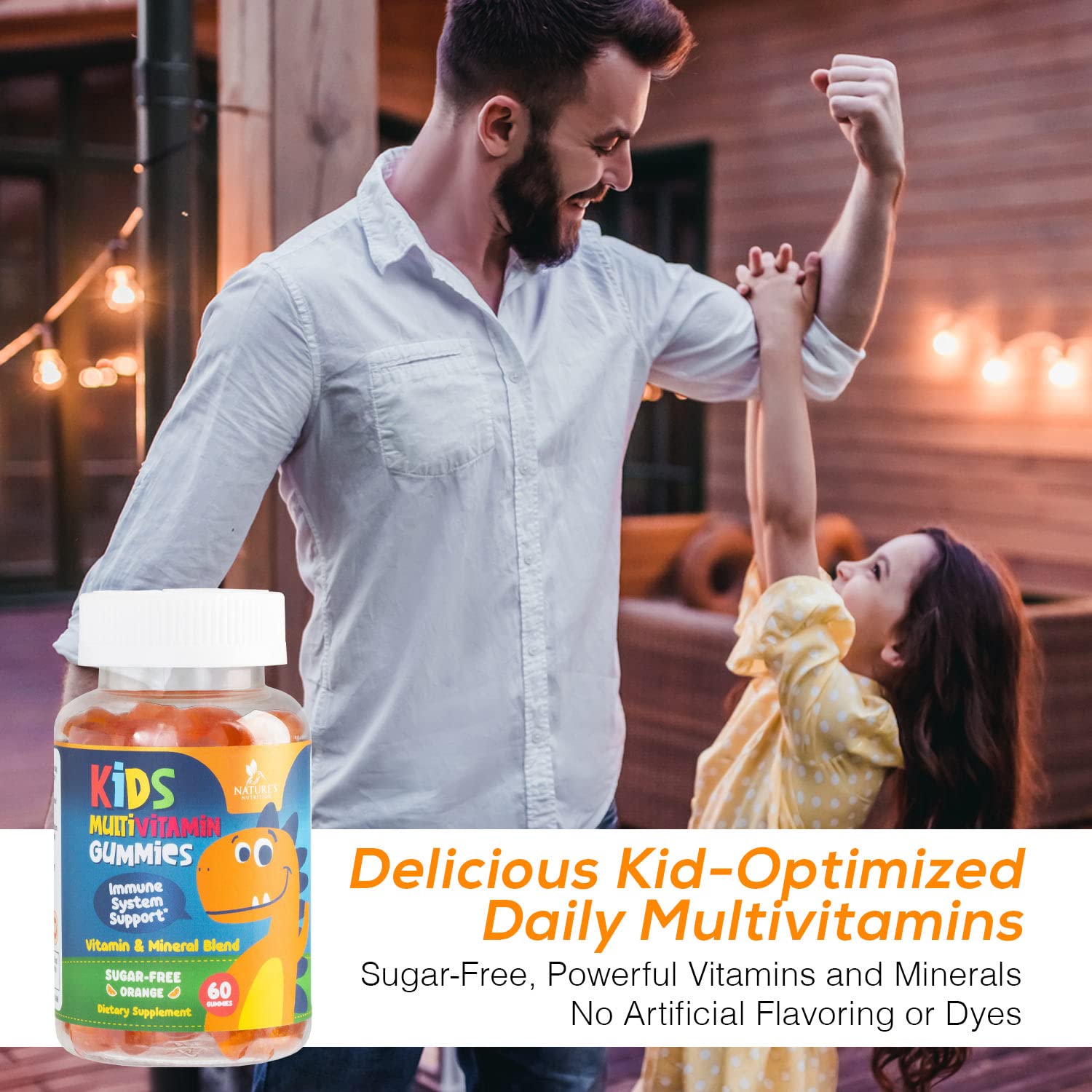 Foto 8 pulgar | Gominolas Multivitamínicas Nature's Nutrition Kids Sin Azúcar 60 - Venta Internacional.