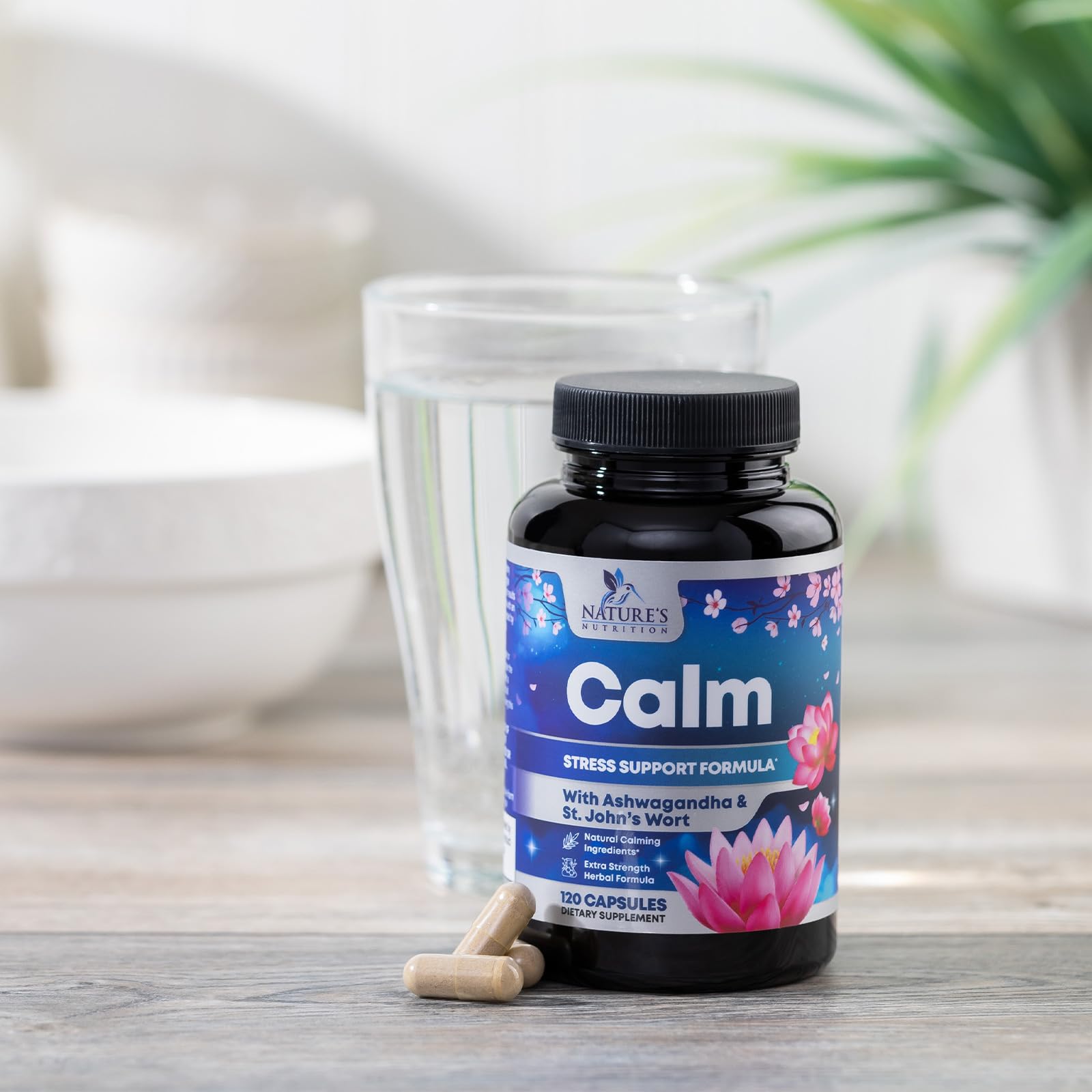 Foto 8 pulgar | Suplemento Nature's Nutrition Calm Support 120 Cápsulas - Venta Internacional.