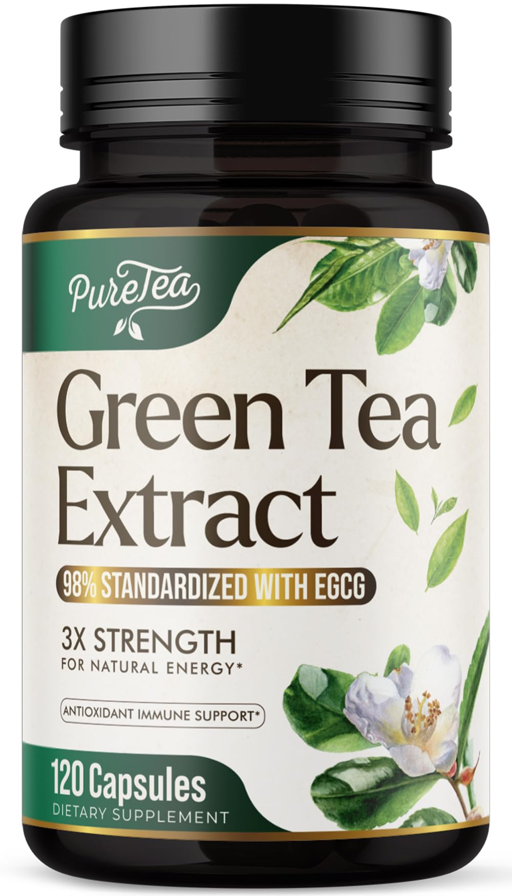 Foto 1 | Suplemento De Extracto De Té Verde Silveronyx 1000 Mg 120 Cápsulas - Venta Internacional.