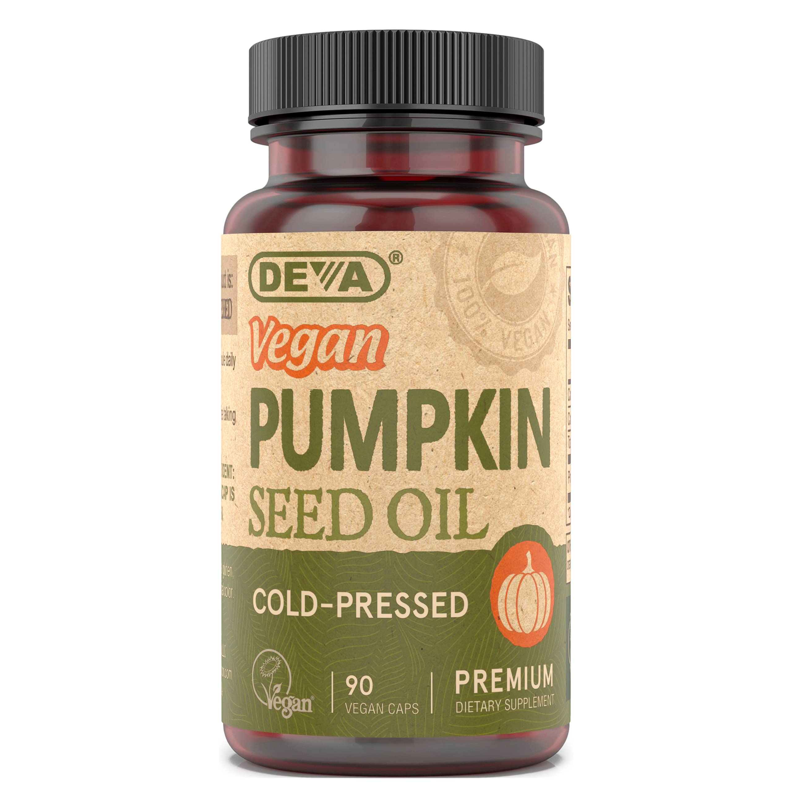 Foto 2 pulgar | Suplemento De Aceite De Semillas De Calabaza Vegano Deva Nutrition 500 Mg 90 Cápsulas - Venta Internacional.