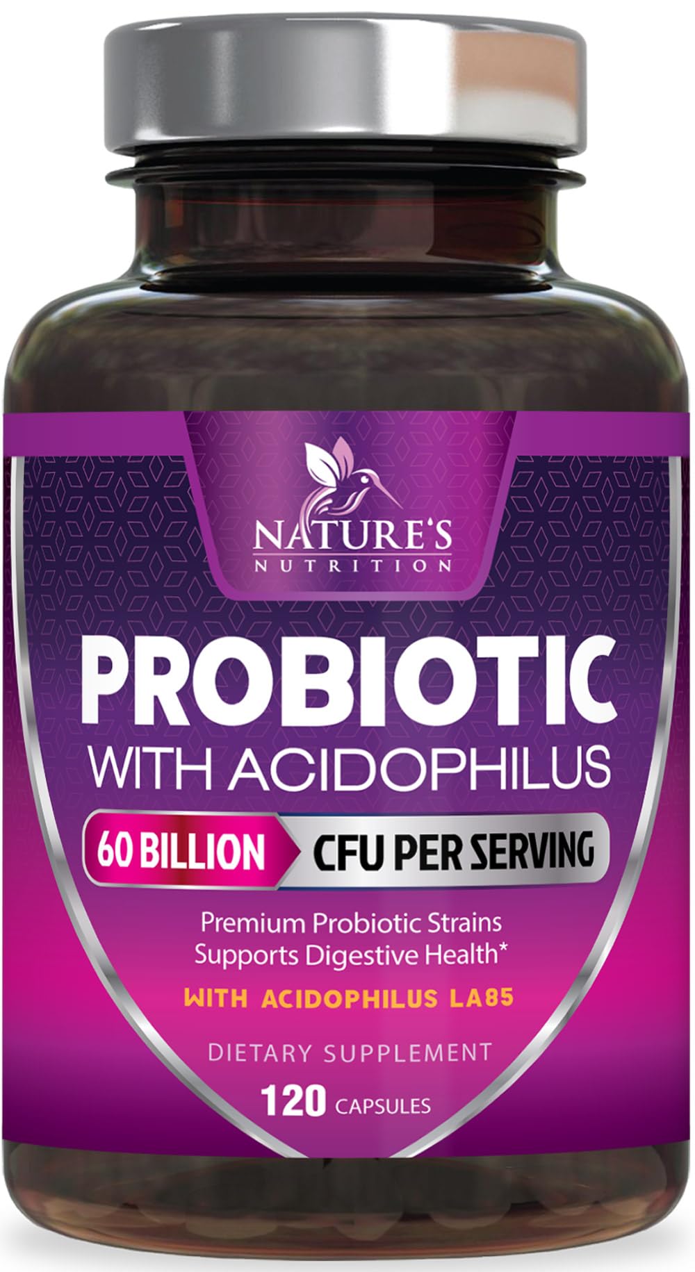 Foto 2 pulgar | Probióticos Nature's Nutrition 120 Cápsulas-Venta Internacional
