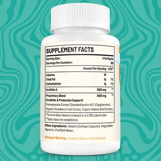 Foto 4 | Suplemento Pepeior de Urolitina 2000 Mg 120 Cápsulas Blandas - Venta Internacional