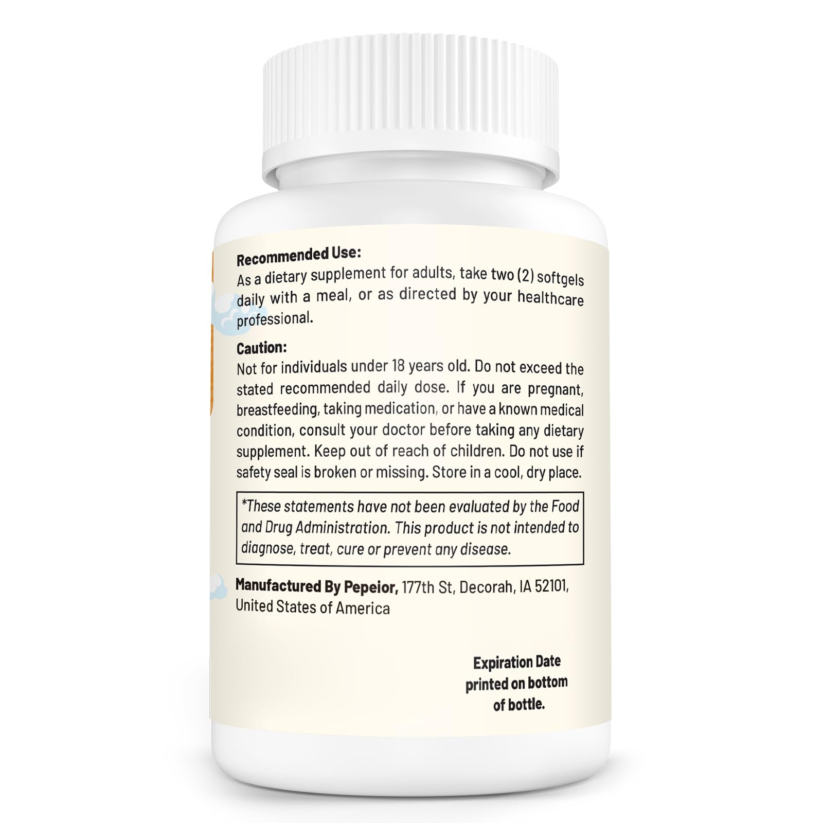Foto 6 pulgar | Suplemento Pepeior de Urolitina 2000 Mg 120 Cápsulas Blandas - Venta Internacional