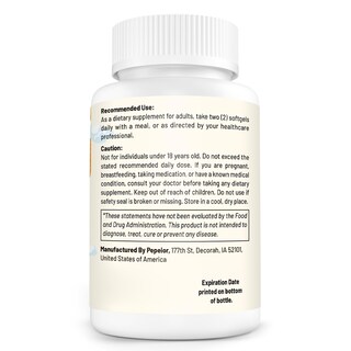 Foto 5 | Suplemento Pepeior de Urolitina 2000 Mg 120 Cápsulas Blandas - Venta Internacional