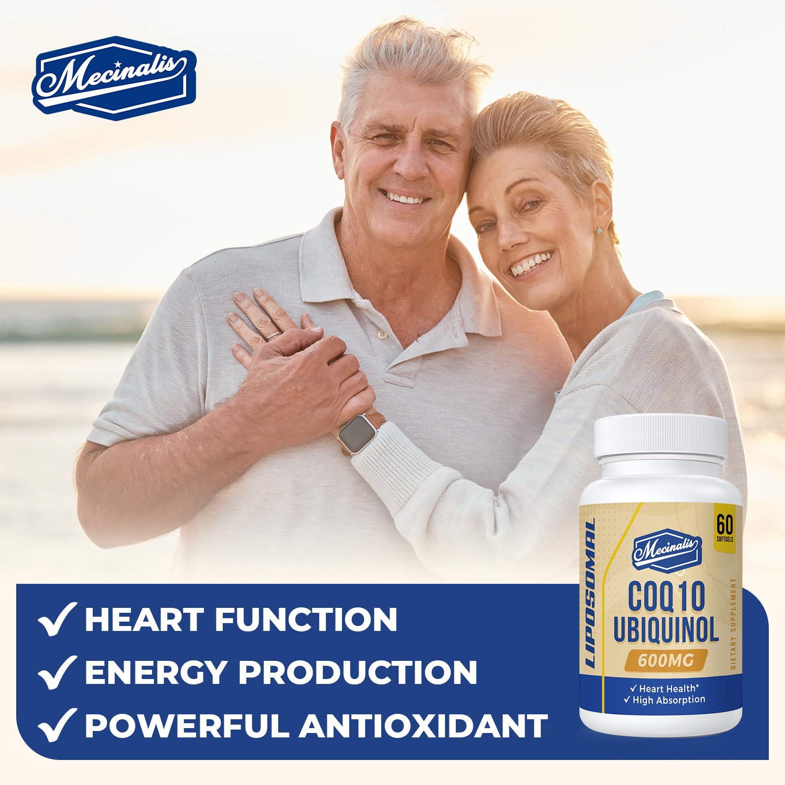 Foto 8 pulgar | Suplemento Mecinalis Liposomal Coq10 Ubiquino 600 Mg 120 Cápsulas Blandas - Venta Internacional
