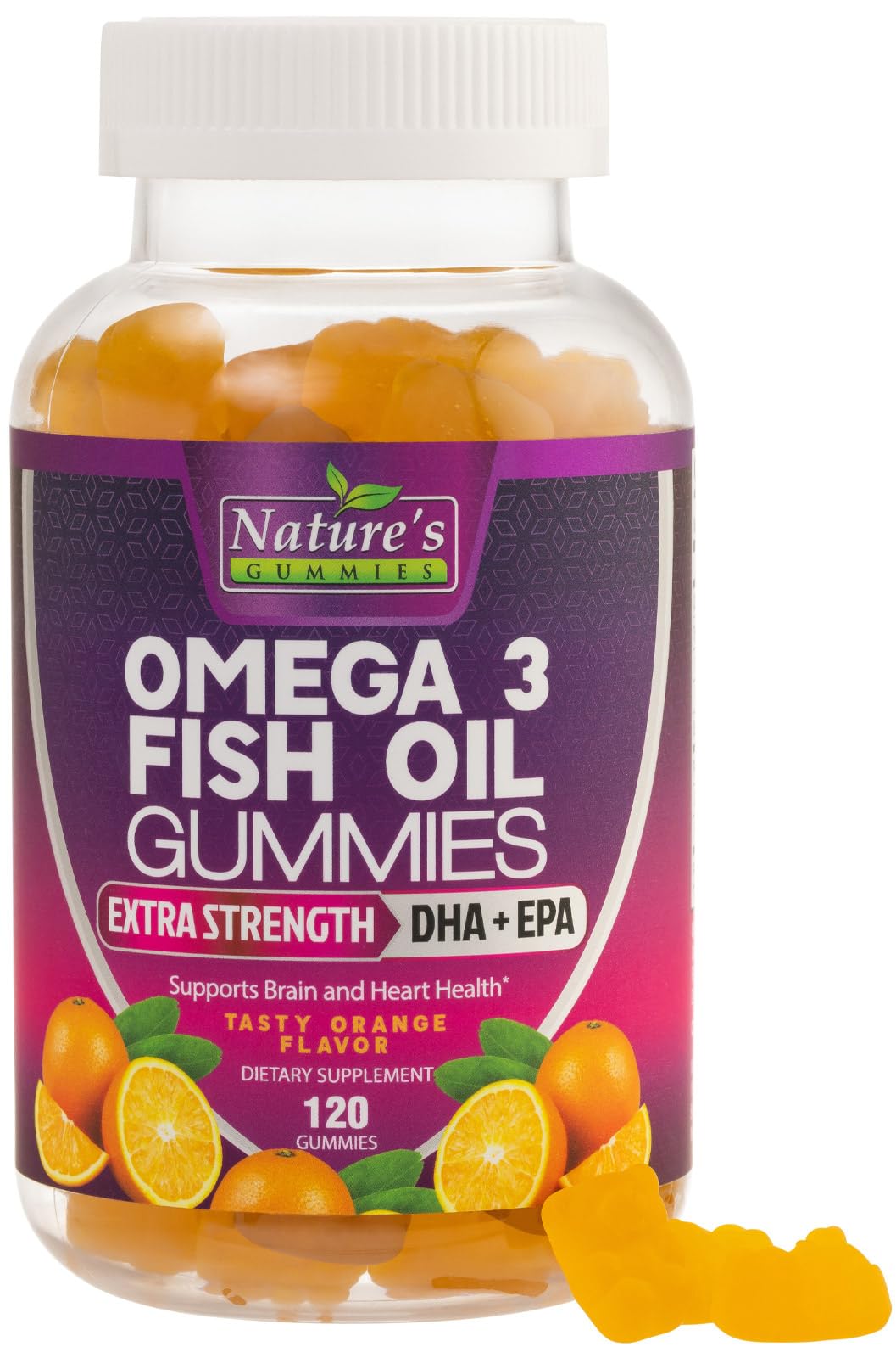 Foto 2 pulgar | Gomitas De Aceite De Pescado Omega De Supplements Nature's Nutrition 120 - Venta Internacional.