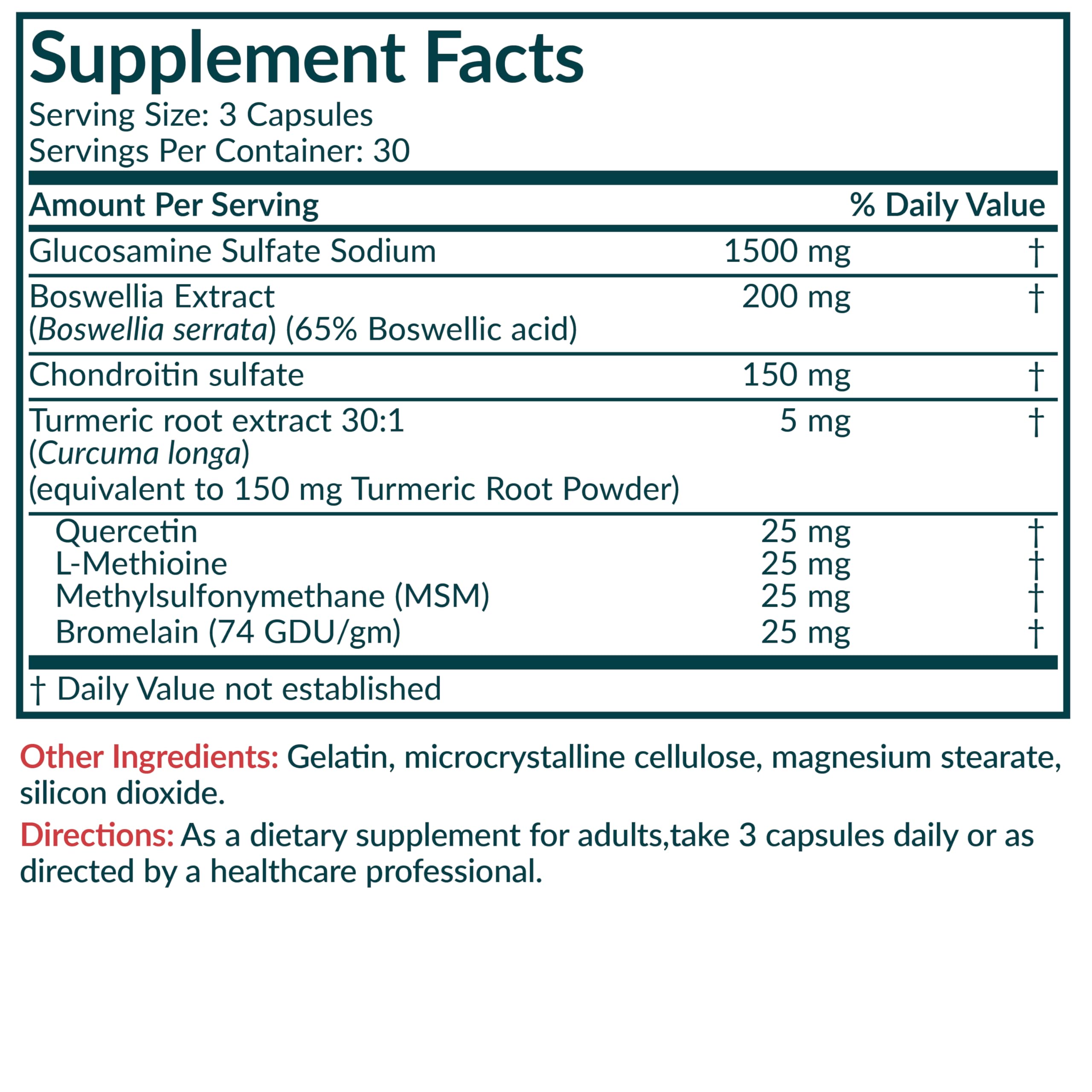 Foto 7 pulgar | Suplemento Futurebiotics: Glucosamina, Condroitina, Cúrcuma Y Msm - Venta Internacional.
