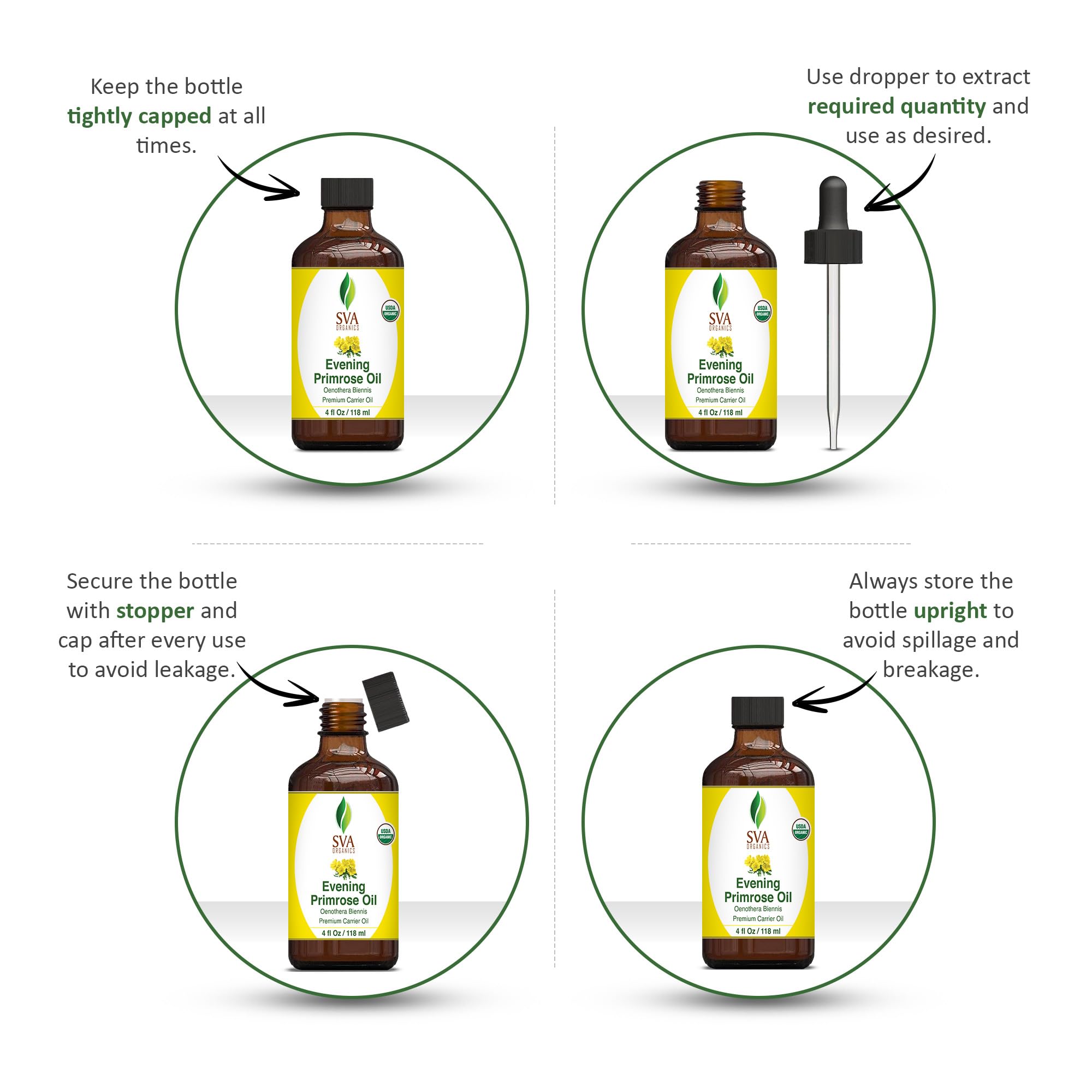 Foto 2 | Aceite Portador Sva Organics Aceite de Onagra, 118 Ml - Venta Internacional