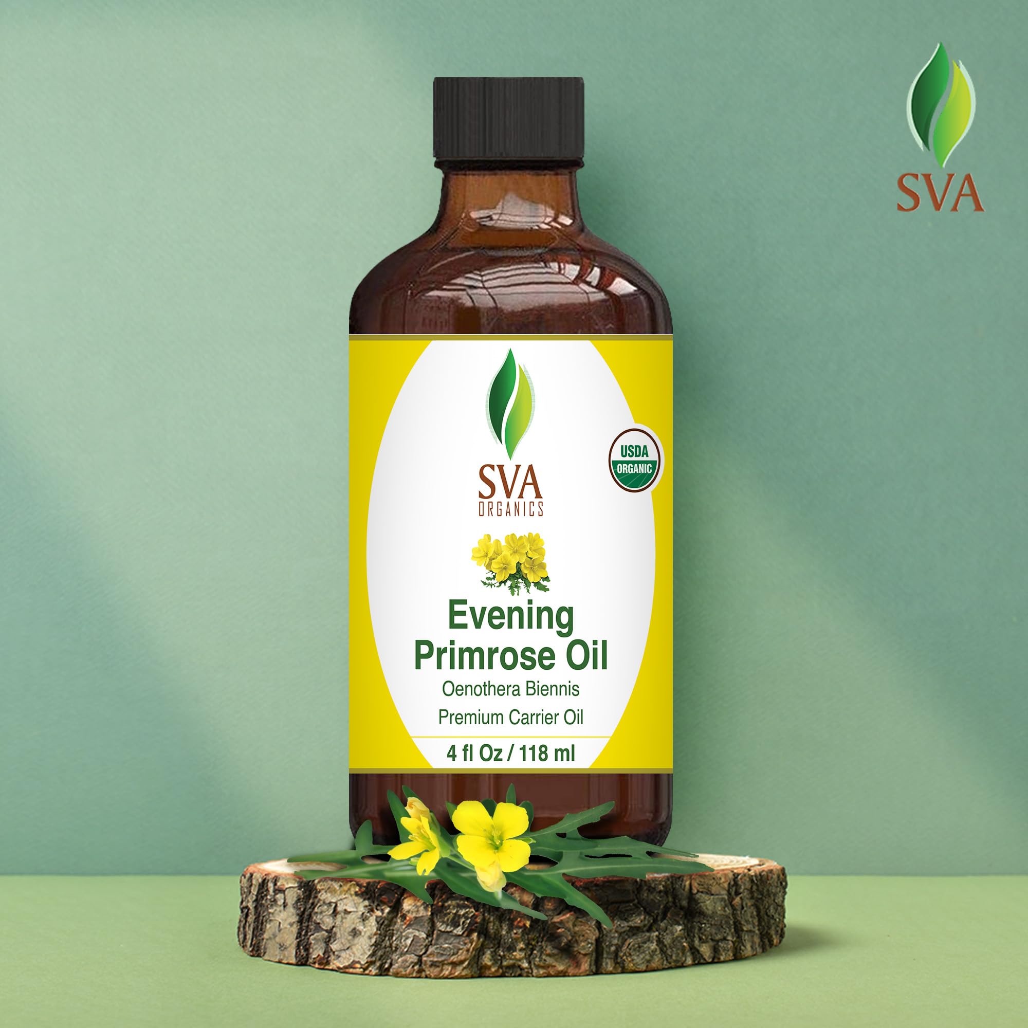 Foto 4 pulgar | Aceite Portador Sva Organics Aceite de Onagra, 118 Ml - Venta Internacional