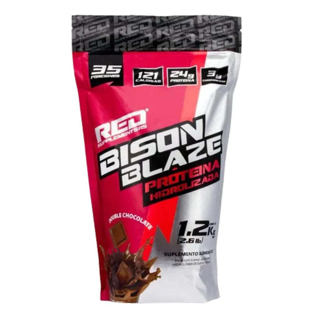 Foto 2 pulgar | Proteína Hidrolizada Bison Blaze Doble Chocolate 1.2 kg 35 Servicios