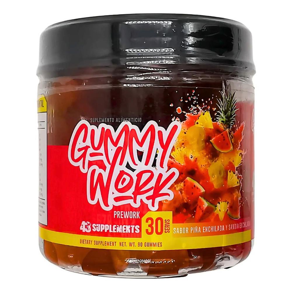 Foto 1 | Preentreno Gummy Work 43 Supplements Piña Sandia 30 Servicios