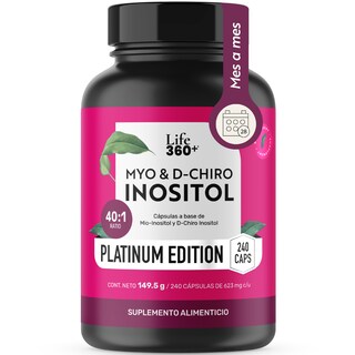Foto 1 | Life 360+ Inositol Platinum 240 Caps Mio Inositol D-chiro