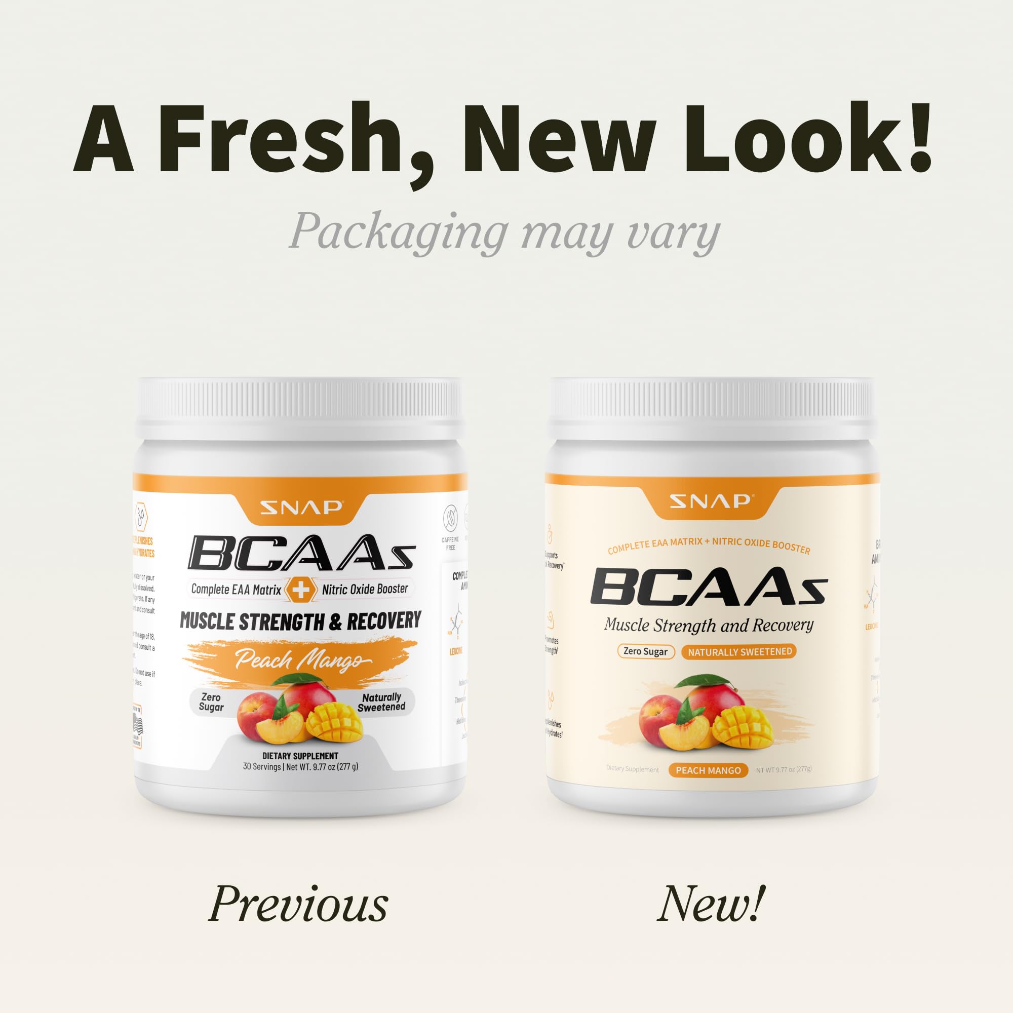 Foto 8 pulgar | Bcaas Snap Peach Mango 277 g-Venta Internacional