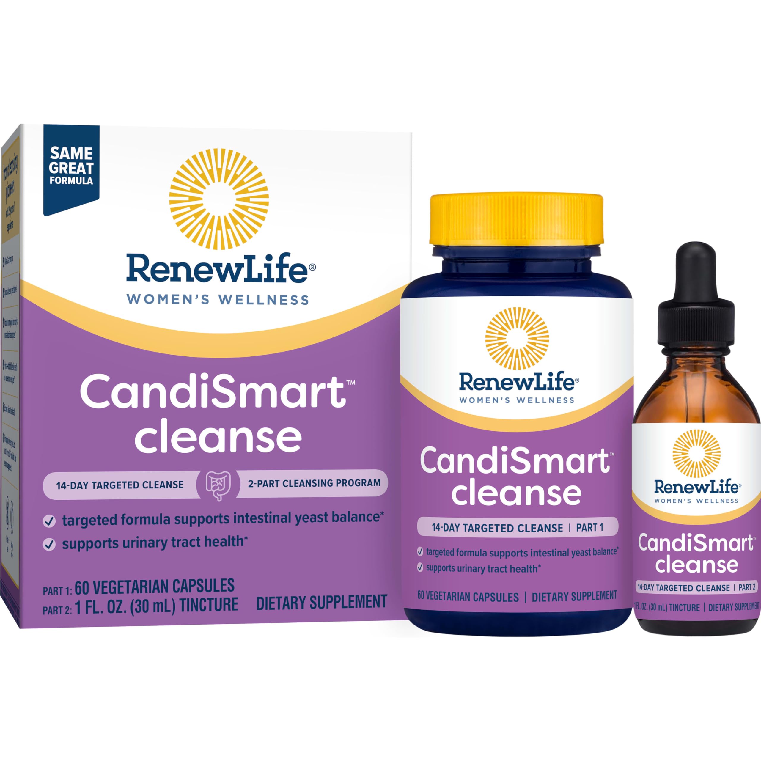 Foto 2 pulgar | Programa De Limpieza Renew Life Candismart Cleanse Para Adultos De 15 Días - Venta Internacional.