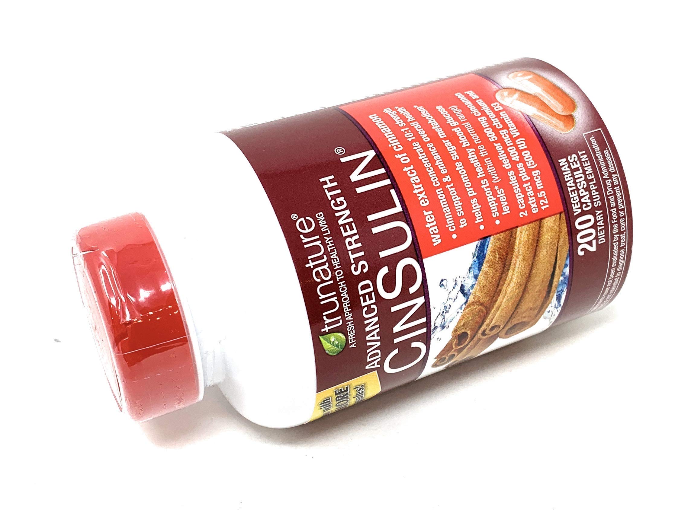 Foto 6 pulgar | Suplemento Trunature Advanced Strength Insulina 500 Mg X 200 Cápsulas (paquete De 2) - Venta Internacional.