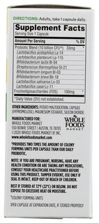 Foto 5 | Suplemento Probiótico Whole Foods Market 30 Unidades - Venta Internacional