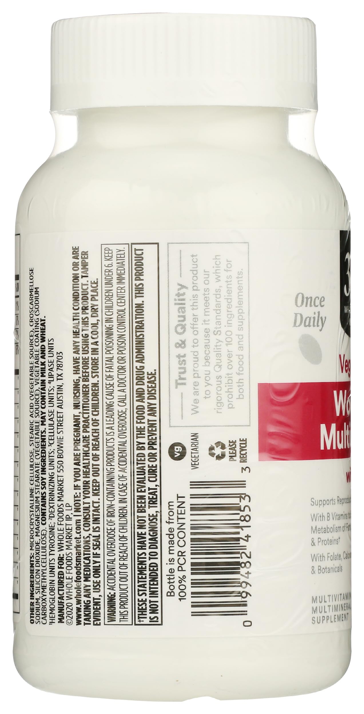 Foto 7 pulgar | Suplemento 365 de Whole Foods Market Multi Women's 90 Comprimidos - Venta Internacional