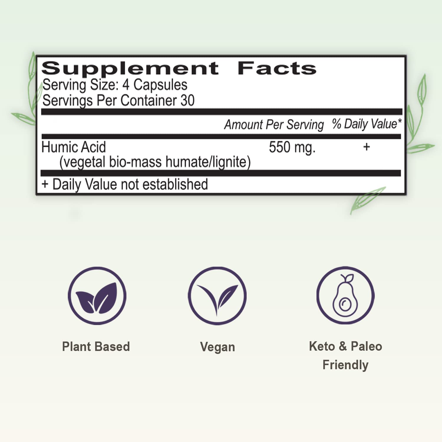 Foto 5 pulgar | Humic Minerals Vital Earth Minerals 120 Cápsulas-Venta Internacional