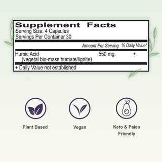 Foto 4 | Humic Minerals Vital Earth Minerals 120 Cápsulas-Venta Internacional