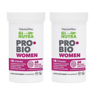 Foto 1 | Suplemento Probiótico Natural Natures Plus Gi Para Mujeres, 30 Cápsulas X2 - Venta Internacional.