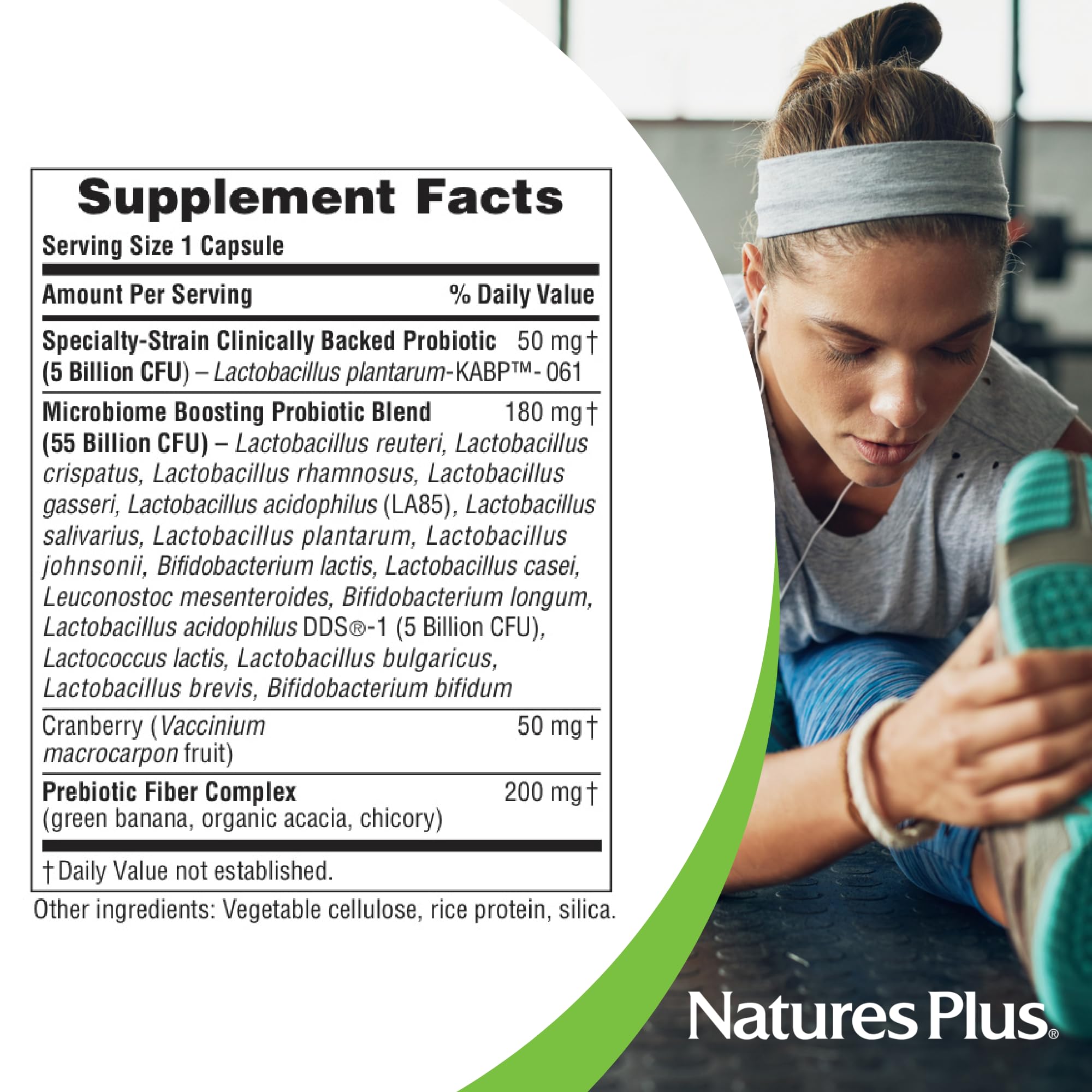 Foto 3 pulgar | Suplemento Probiótico Natural Natures Plus Gi Para Mujeres, 30 Cápsulas X2 - Venta Internacional.