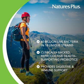 Foto 4 | Suplemento Probiótico Natural Natures Plus Gi Para Mujeres, 30 Cápsulas X2 - Venta Internacional.