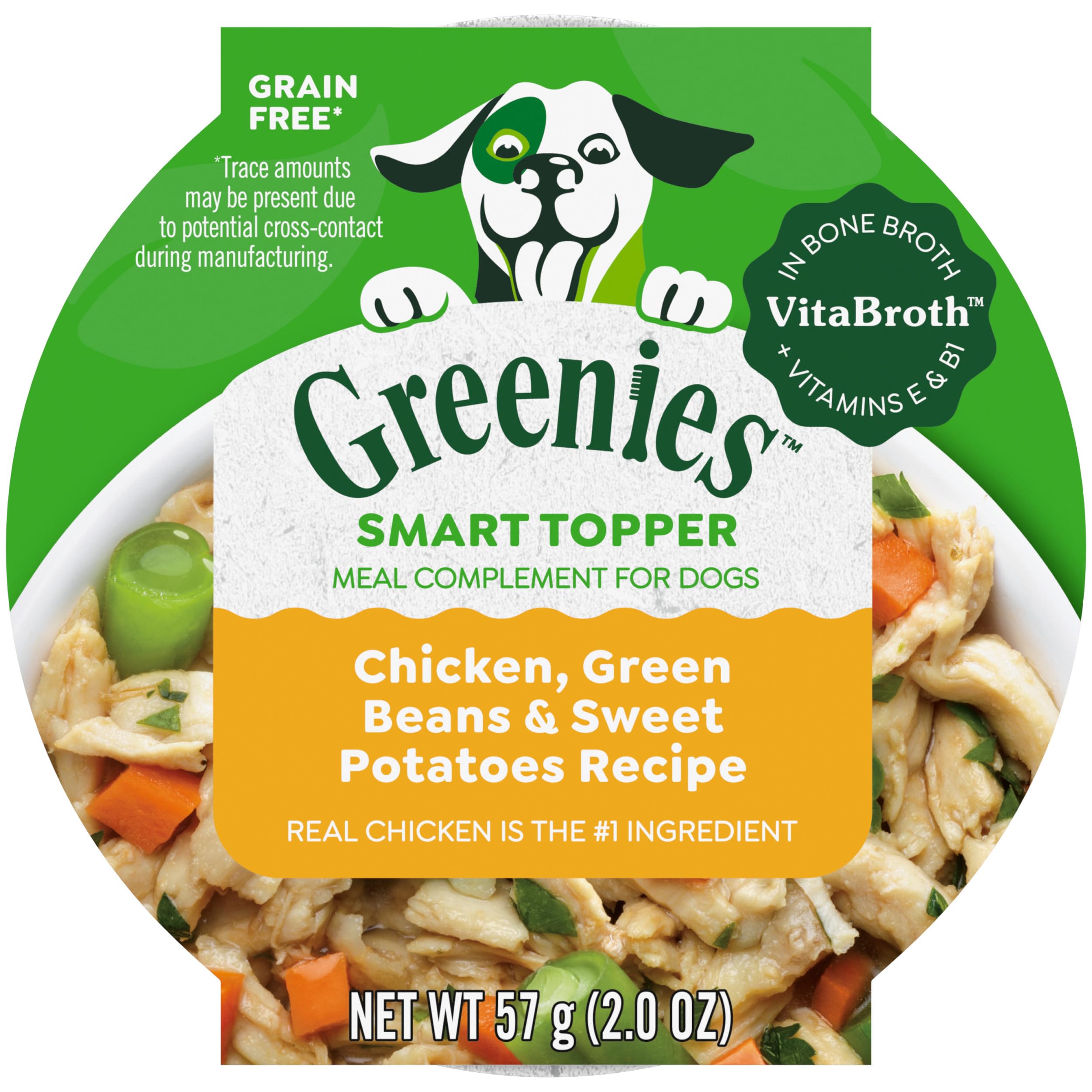 Foto 2 pulgar | Mezcla Húmeda Para Perros Greenies Smart Topper Con Alto Contenido De Proteínas - Venta Internacional.