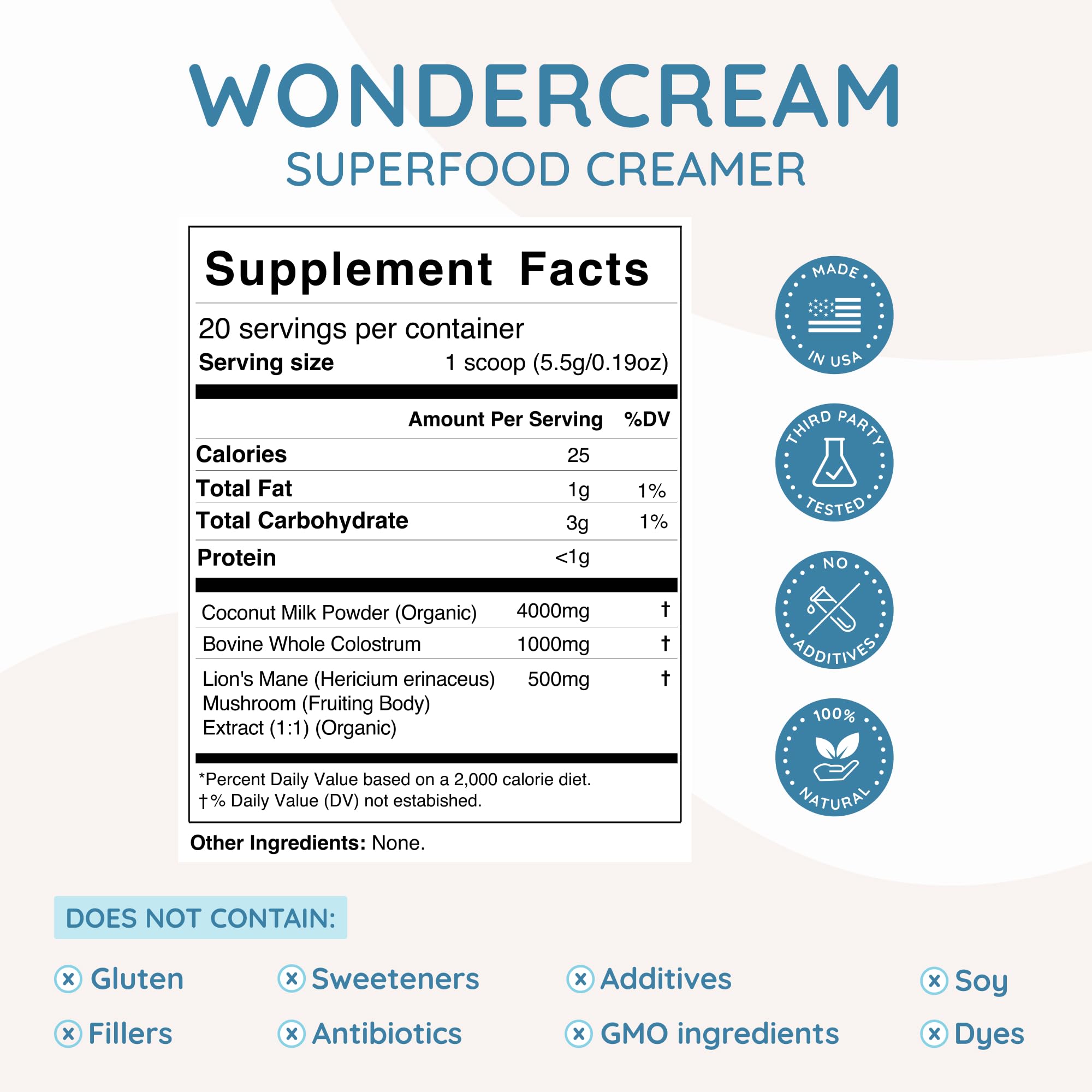 Foto 2 | Suplemento Wondercow, Crema Superalimentaria Con Calostro Bovino - Venta Internacional.