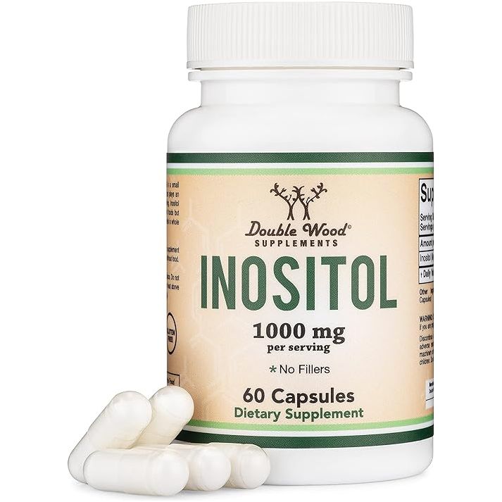 Foto 2 pulgar | Suplementos Alimenticios Double Wood Inositol 1000 mg 60 Cápsulas