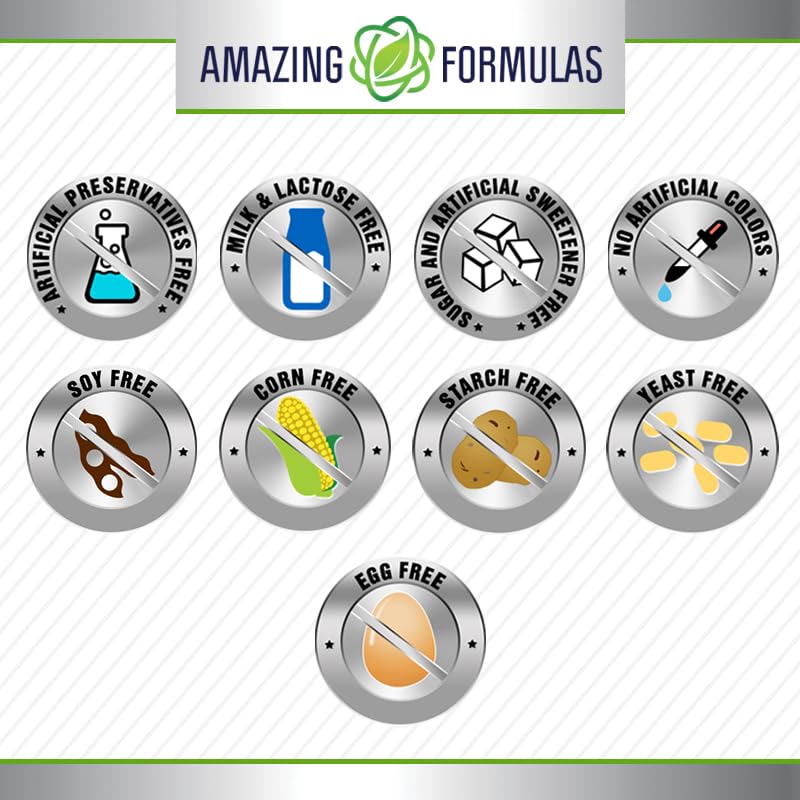 Foto 6 pulgar | Suplemento de Ácido Hialurónico Amazing Formulas 120 Cápsulas - Venta Internacional
