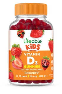 Foto 1 | Suplemento Vitamina D Lifeable Kids Vitamina D3 1000 Ui 90 Gomitas - Venta Internacional