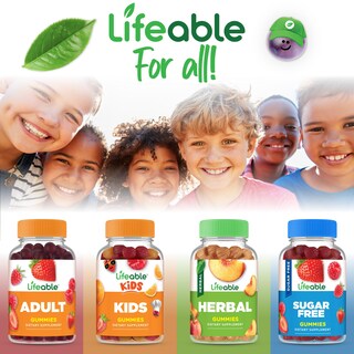 Foto 7 | Suplemento Vitamina D Lifeable Kids Vitamina D3 1000 Ui 90 Gomitas - Venta Internacional
