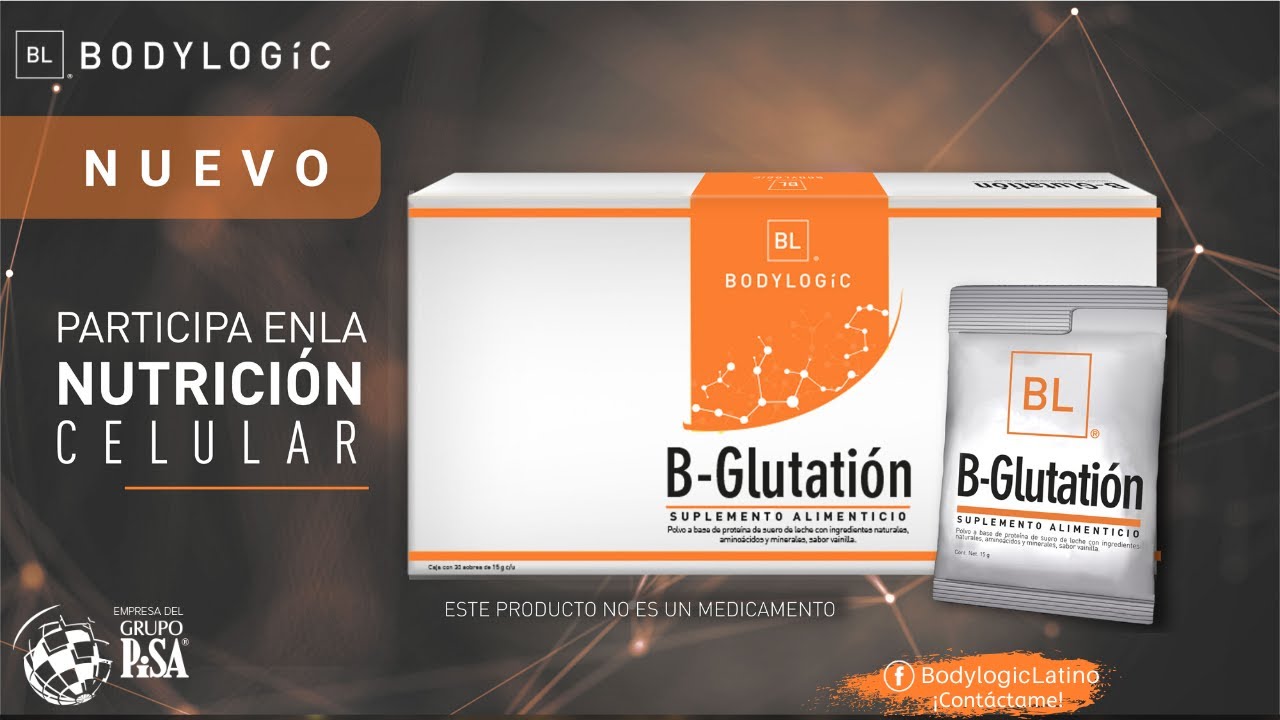 Foto 4 pulgar | Suplemento B-glutation Bodylogic con 30 Sobres