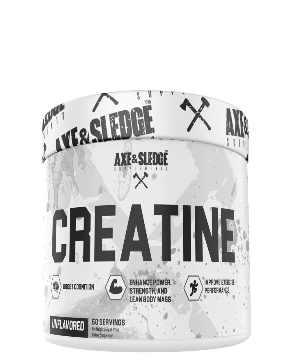 Foto 2 pulgar | Suplemento De Creatina Axe & Sledge Basics, 50 Porciones - Venta Internacional.