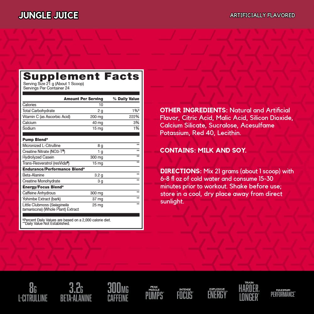 Foto 3 pulgar | Polvo Para Antes Del Entrenamiento Bsn N.o.-xplode, Vaso Con L-citrulina, 8 G - Venta Internacional.