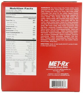 Foto 2 | Barra Sustitutiva De Comidas Met-rx Big 100 Colossal Super Cookie - Venta Internacional.