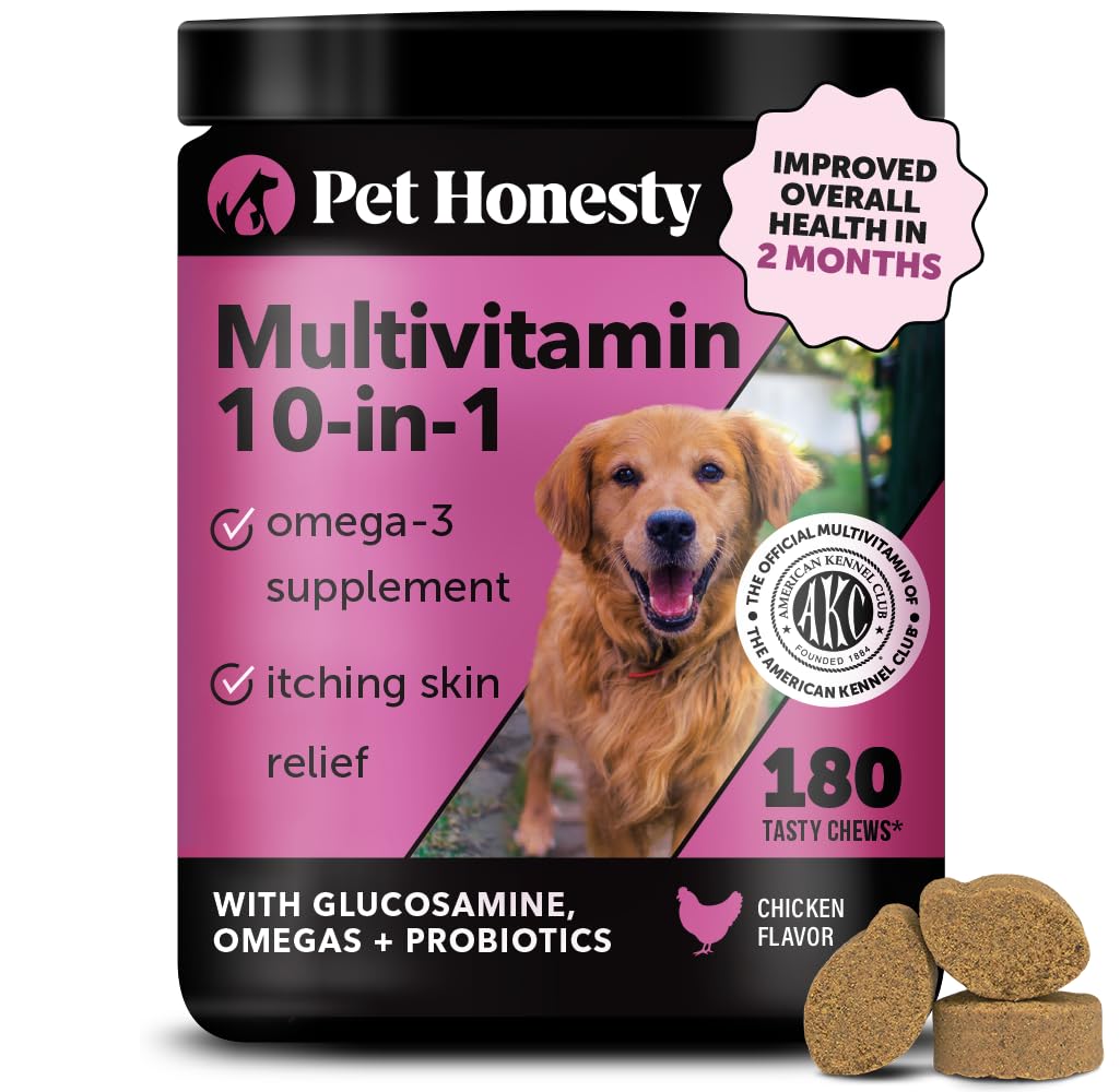 Foto 2 pulgar | Multivitamínico Para Perros Pet Honesty 10 En 1 Health & Heart, 180 Unidades - Venta Internacional.