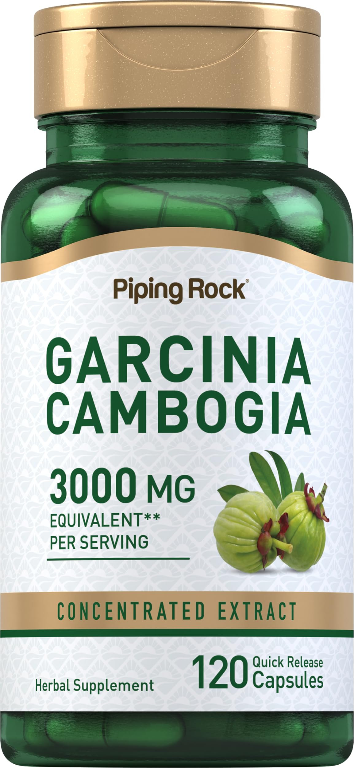 Foto 1 | Suplemento De Extracto De Garcinia Cambogia De Piping Rock 3000 Mg - Venta Internacional.